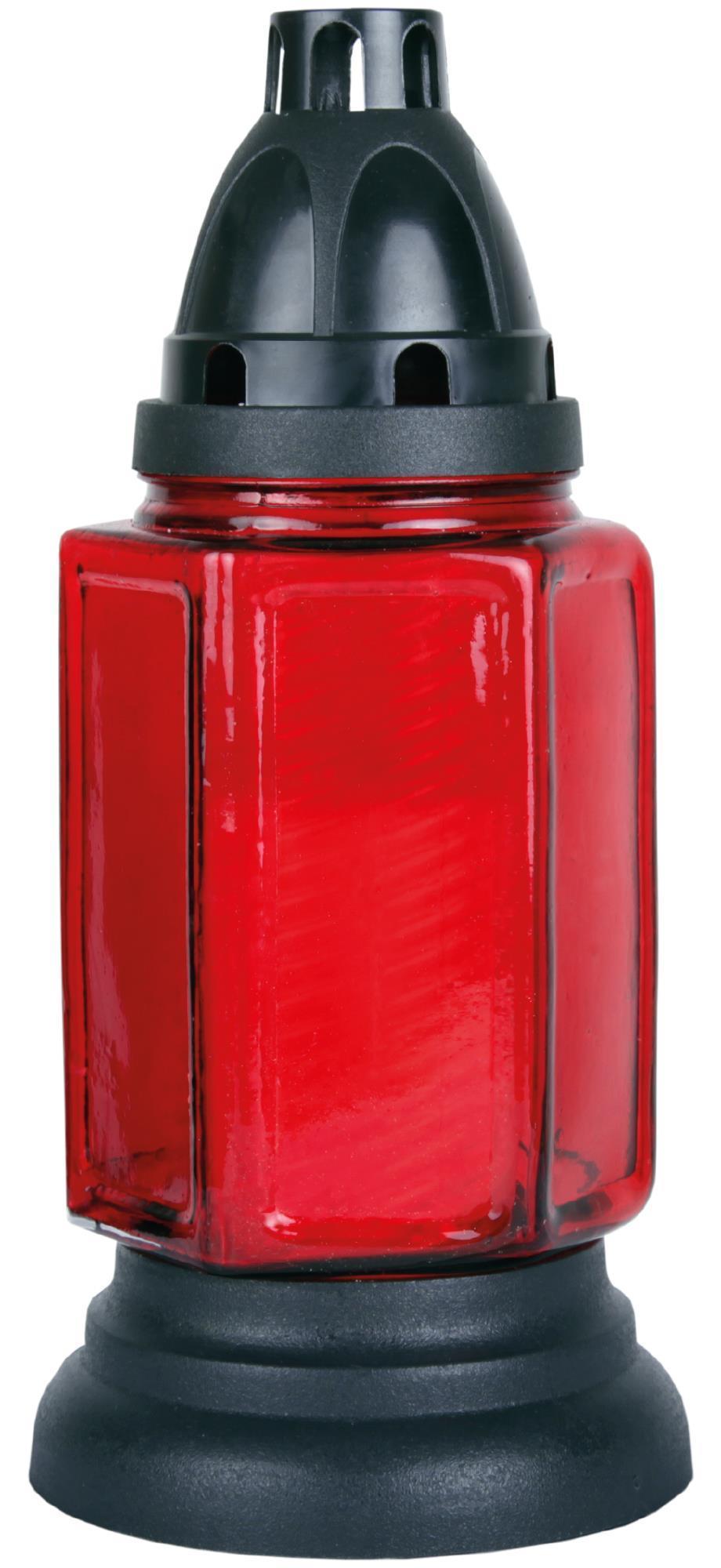 Grablaterne aus Glas inkl. Kerze