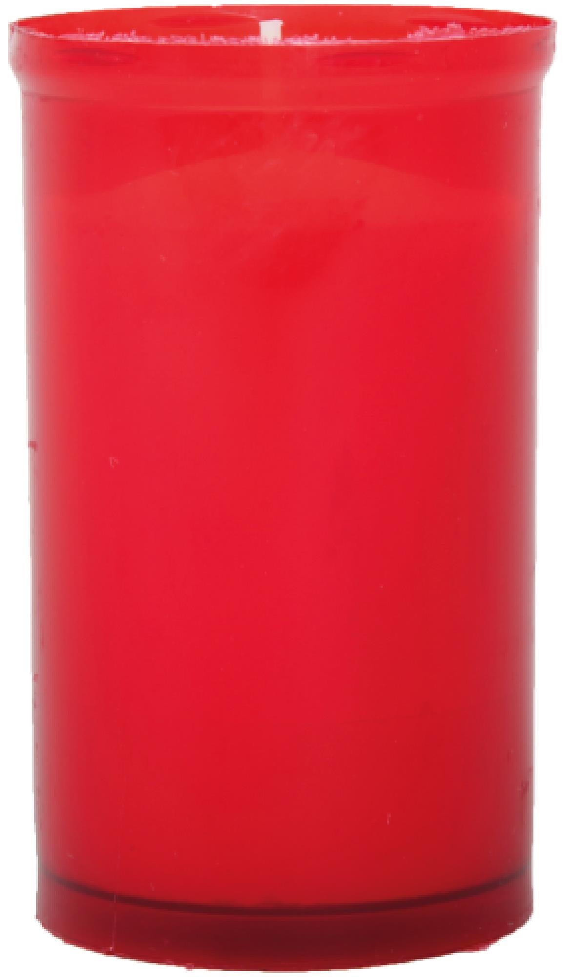 Tagebrenner Grabkerze Rot 30h