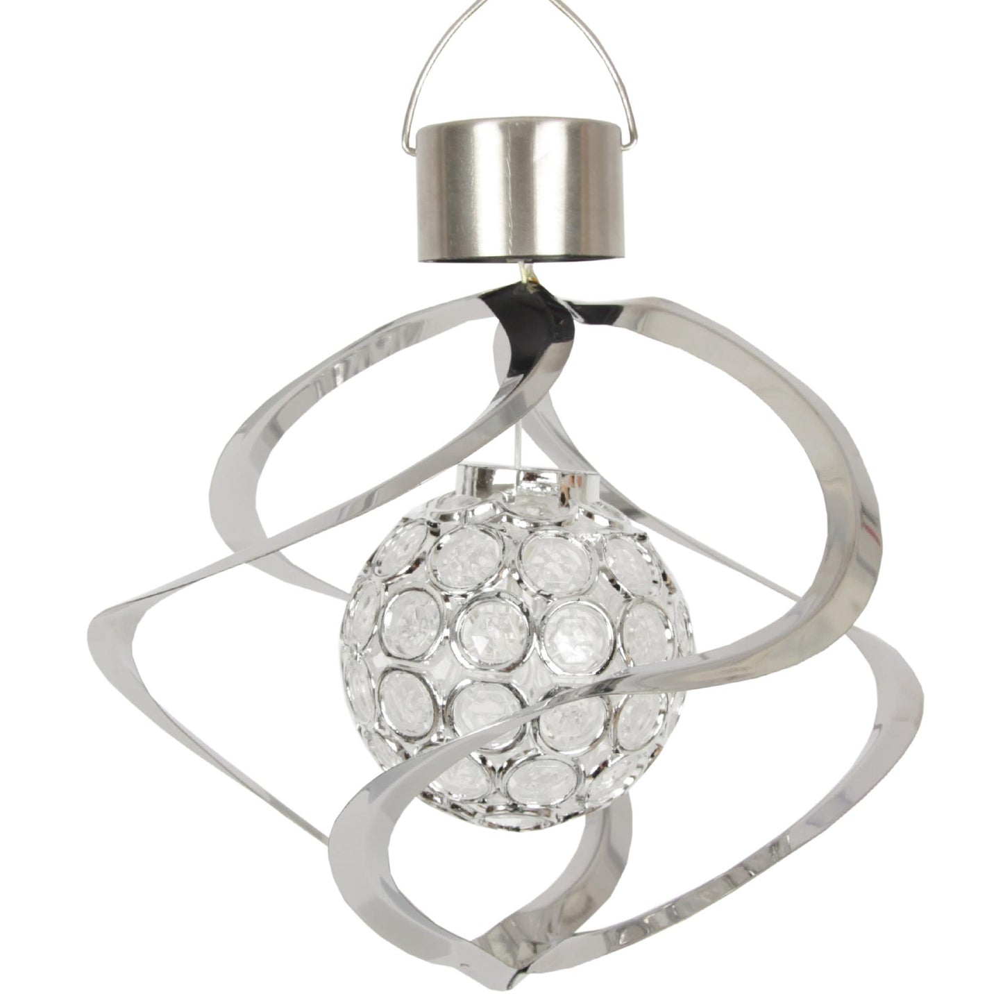 Solar Kugellampen Haken Farbwechsel Ø18 x 26cm