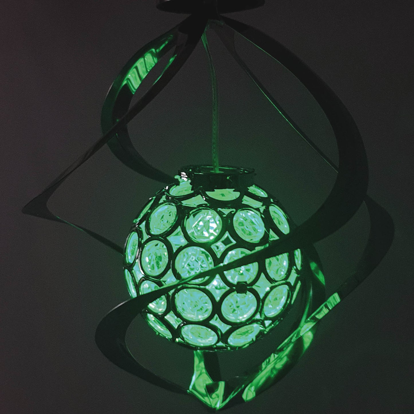 Solar Kugellampen Haken Farbwechsel Ø18 x 26cm