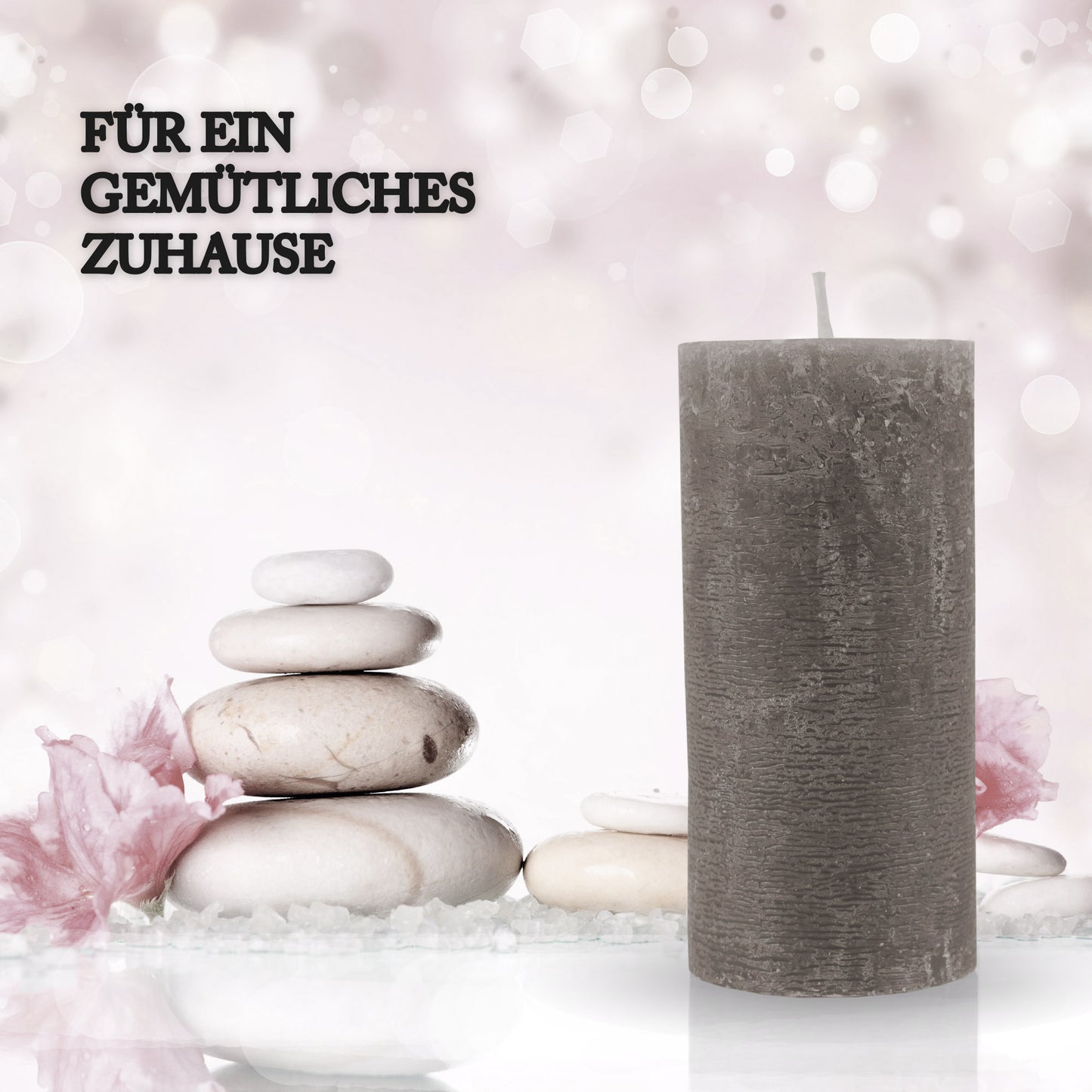 Stumpenkerzen Rustikal